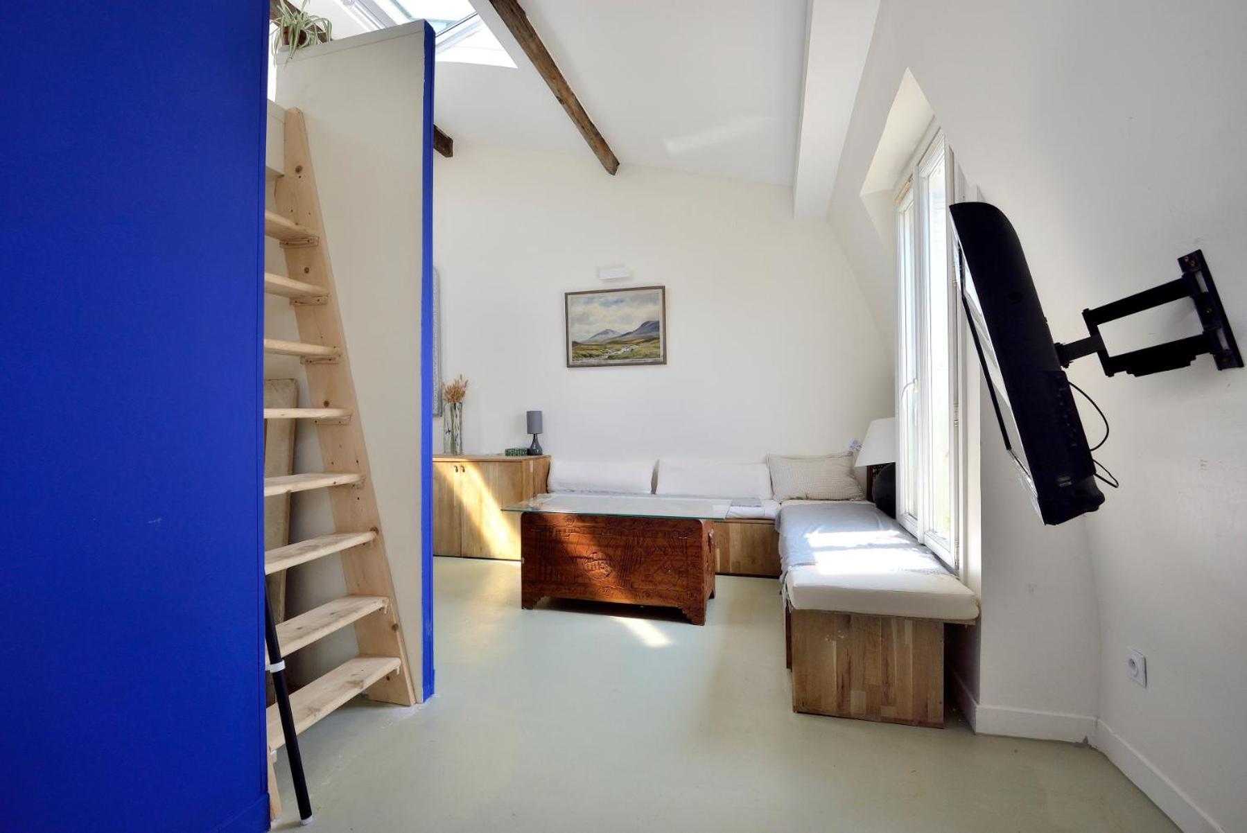 Stylish Attic Conversion Παρίσι Εξωτερικό φωτογραφία